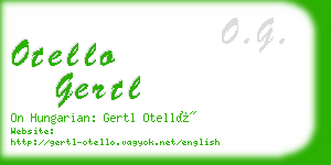 otello gertl business card
